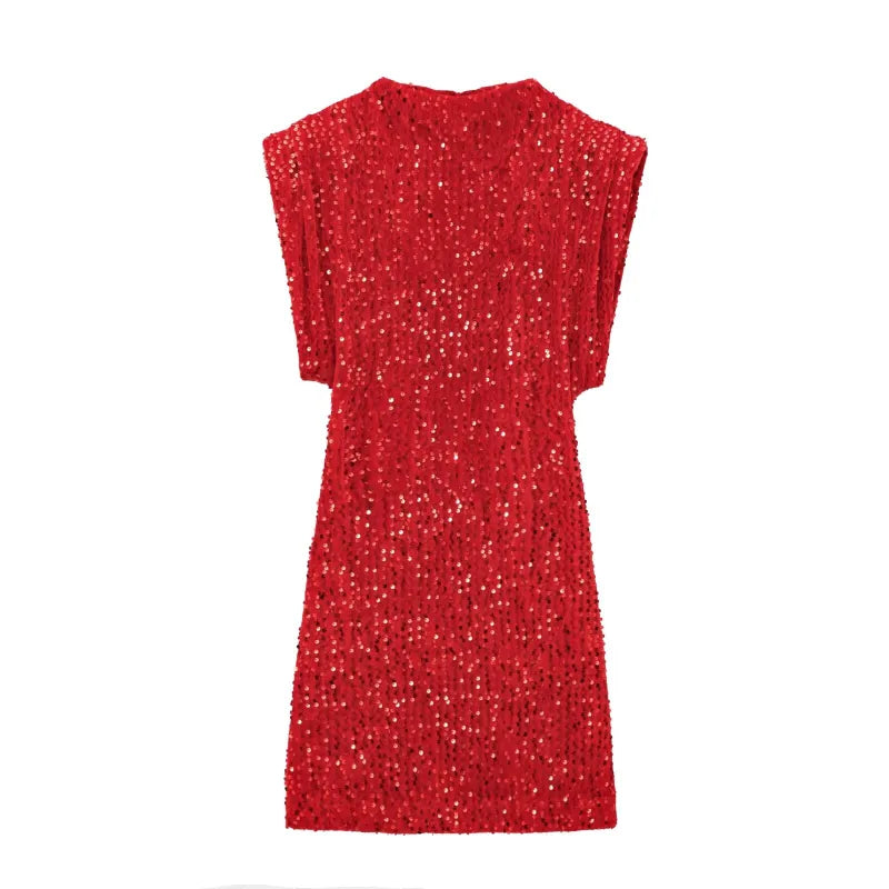 Glitter Night Mini Dress